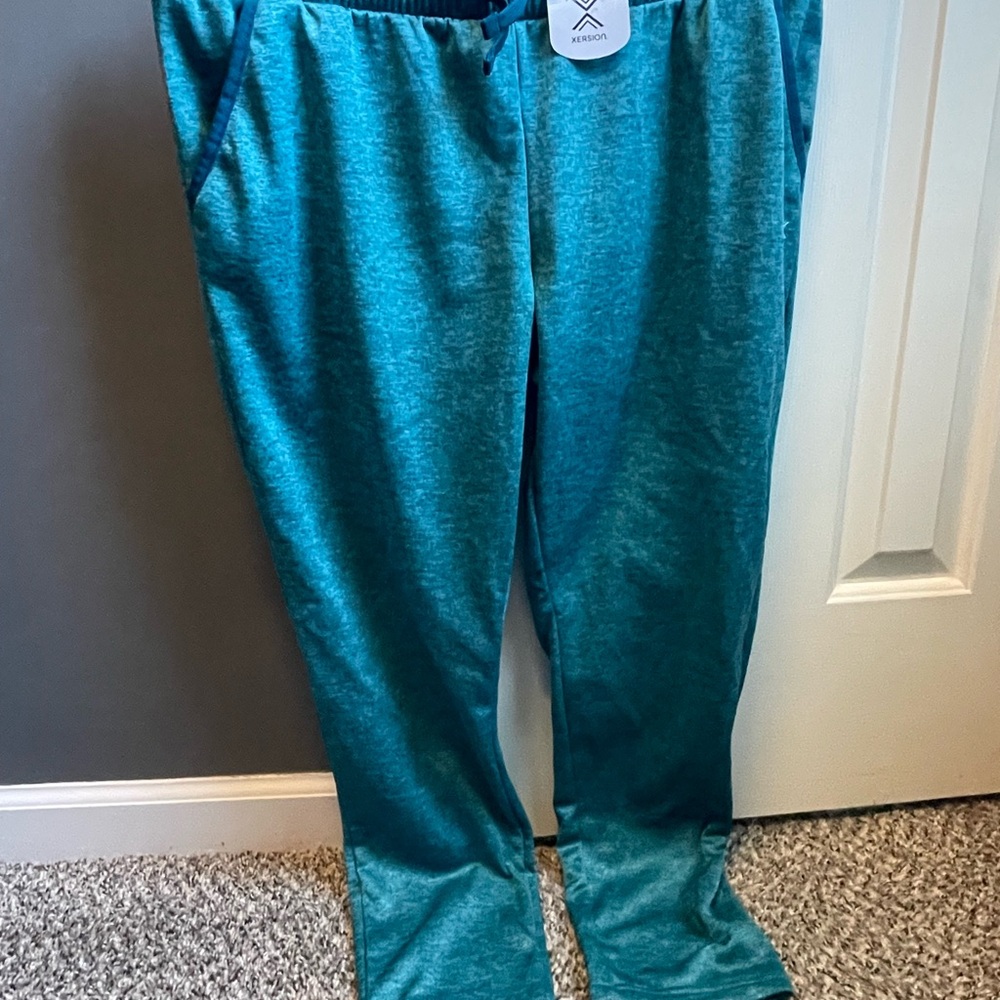 Teal Petite 2XL Xersion joggers